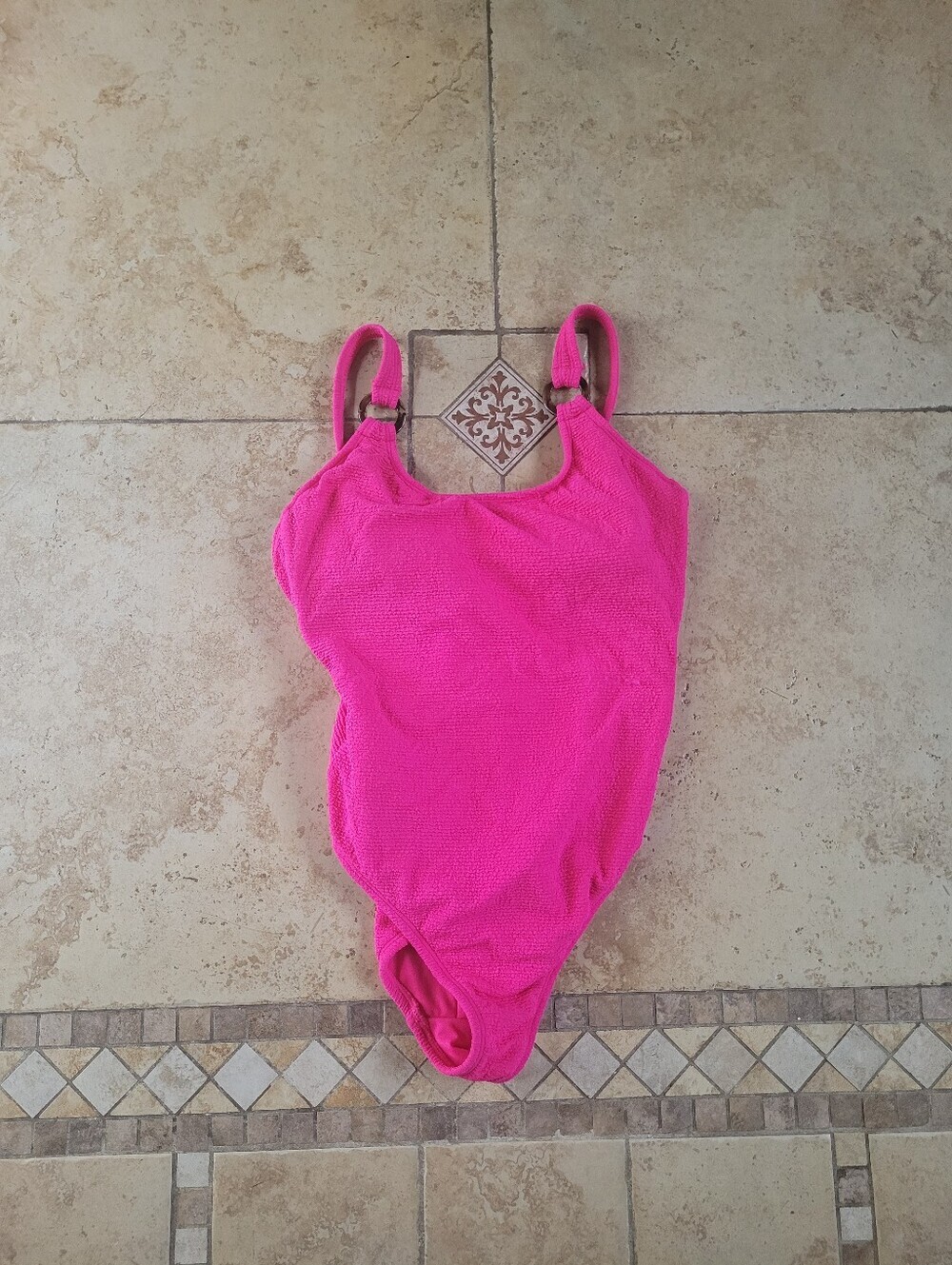Shade & Shore Vibrant Pink One-Piece Swimwear